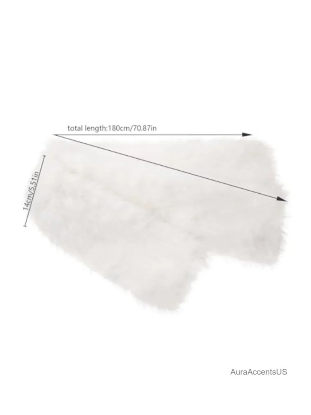 Faux Fur Scarf Shawl Winter Warm Wrap Long Scarf Wedding Bridal Party